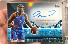2024 Topps Jalen Williams Horizon Signatures Moonrise Auto 25/25 OKC