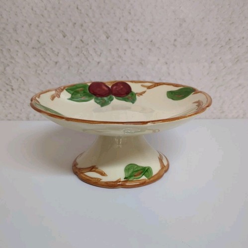 Franziskaner Apfel Standfuß Kuchenplatte Franziskaner Apfel Muster 5314 Made in USA