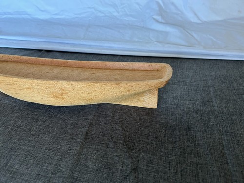 Lot of 2 Solid wood hulls Large and small - Picture 10 of 16