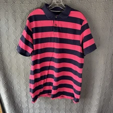 Joules Polo Shirt Mens Size XL Classic Fit Pink Blue Filbert 200380