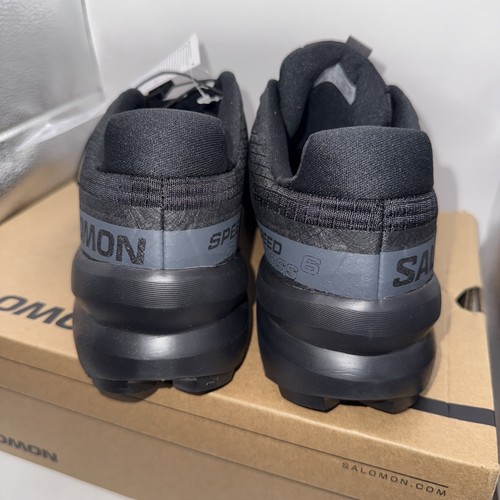 Salomon Speedcross 6 Black Men’s Athletic Shoes Size 11 Sneakers NIB - Picture 6 of 8