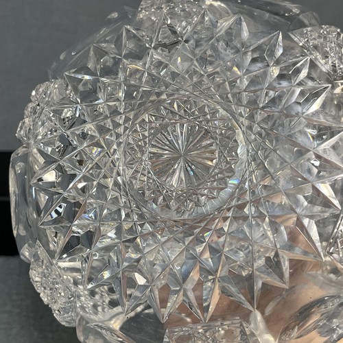 Bleikristall Spiritus Karaffe Wasserkaraffe 1910-20 wunderschönes Design 8x5" antik - Bild 17 von 21