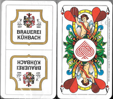 *** Schafkopf Spielkarten Brauerei Kühbach ***