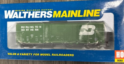 #ad Walthers MainLine HO 910 1804 50’ ACF Ext Post Boxcar Burlington Norther NIB CC $26.99