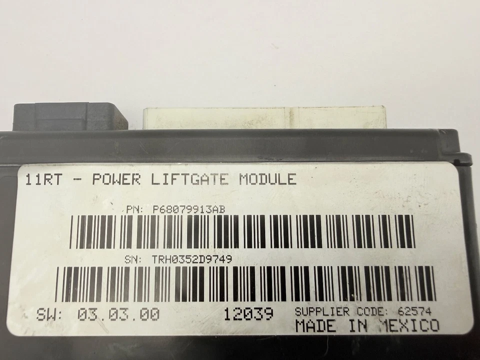 Módulo de control de puerta levadiza eléctrica OEM 11-16 Chrysler Town & Country Grand Caravan Foto 2 de 4