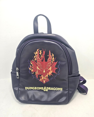 Dungeons & Dragons Mini Backpack Purple Hasbro Gaming Exclusive 11''x10'' NWT