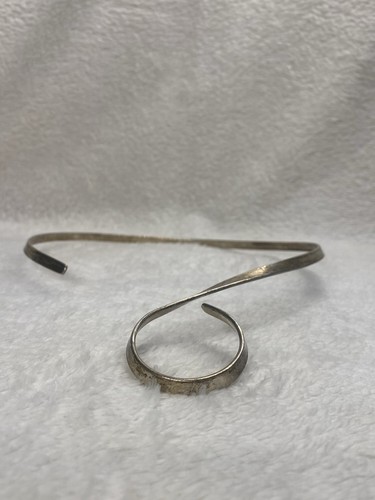 Vintage Torque Choker Halskette Damen Halsband Punk Metall Modeschmuck angelaufen - Bild 3 von 13