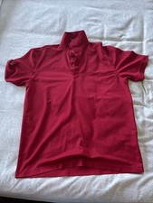 Chick-Fil-A Polo Shirt Mens Large Oobe Team Style Red Uniform Employee Work
