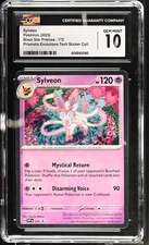 CGC 10 Sylveon Black Star Promo SVP 172 Prismatic Evolutions Tech Sticker 2025