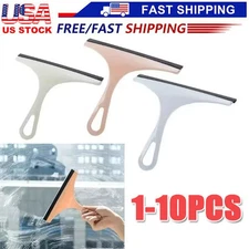 Glass Window Wiper Cleaner Bathroom Squeegee Car Mirror Scrub Cleaning Tool