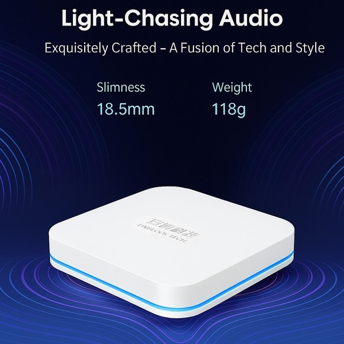 UBOX12 Android 12 TV Box H618 4GB 64GB 6K HDR WiFi 6 Bluetooth Voice Remote - Picture 8 of 10