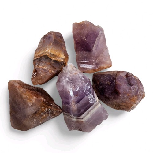 Amethyst Natural Crystal with Hematite Pieces from Brazil 1lb.