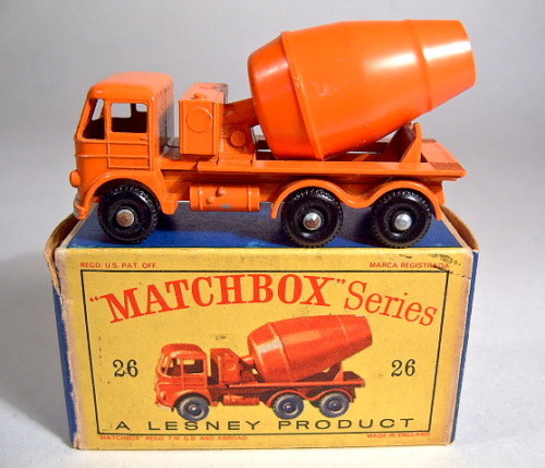 Matchbox RW 26B Foden Cement Mixer schwarze Räder Box | Ausgezeichneter Wert
Matchbox RW 26B Foden Cement Mixer schwarze Räder Box | Ausgezeichneter Wert