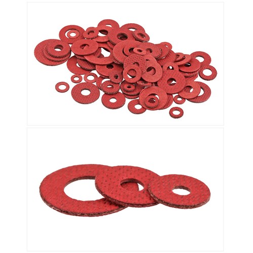 Insulating Fiber Flat Washers Seals M2 M2.5 M3 M3.5 M4 M5 M6 M8 Plain