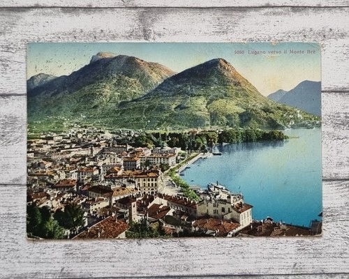 AK Lugano Monte Bre Hotel Restuarant Lloyd Ansichtskarte alt Postkarte Vintage - Picture 1 of 2
