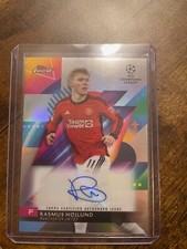 2023-24 Topps Finest UEFA Club Competitions - Autographs #A-RH Rasmus Hojlund...