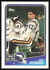 1988 Topps Football Joey Browner #160 Minnesota Vikings