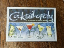 Cocktail-opoly Board Game Cocktail Monopoly Brand New Sealed Party Gift Drinking