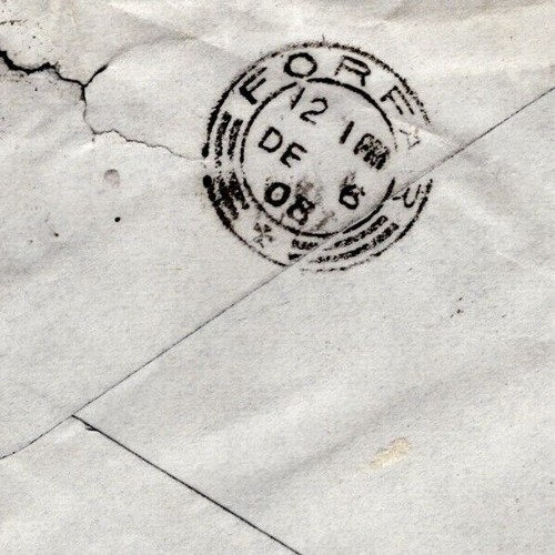 RHODESIA BSACo Cover GWELO 1908 STRIP FRANKING Scotland Forfar {Cameron}MA1260 - Picture 4 of 6