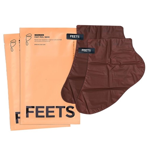 FEETS Fußpeeling Maske mit Eukalyptus und Lavendel (2er Pack) | Entfernen und Peeling