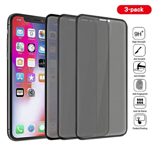 For iPhone 14 Pro Max 13 Full Cover Anti-Peep Privacy Tempered Screen Protector - Picture 18 of 18