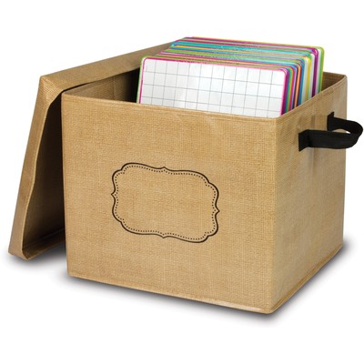 Universal String//Button Storage Box Letter Fiberboard White 12//Carton 75121