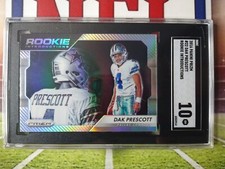 2016 Panini Prizm Rookie Introduction Dak Prescott Silver Prizm #22 SGC 10