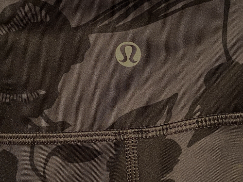 Leggings Lululemon Brisk Bloom Wonder Under Capri grigio nero floreale taglia 6 - Foto 8 di 10