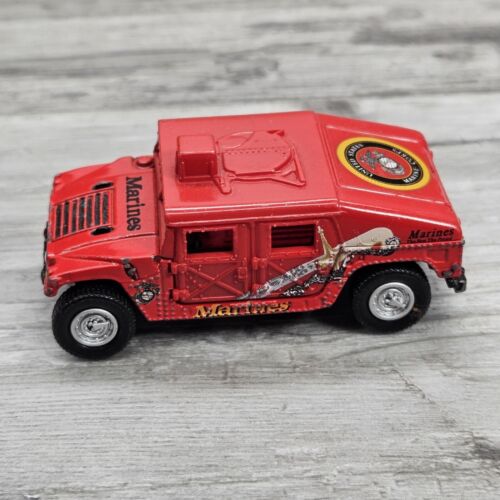 Johnny Lightning 1999 Red U S Marine Humvee 1 - Picture 3 of 8