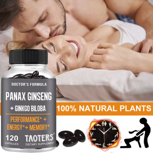 Ginseng + Ginkgo Extract - Memory & Performance Strength 120 Dietary Supplement - Bild 3 von 11