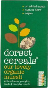 Dorset Cereals Our Lovely Organic Muesli 600g (3 Pack) Vegan