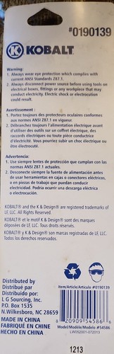 Kobalt ~ 6" Rod Saw Blade #0190139 Diamond Coated, for Coping Saw - Picture 3 of 3