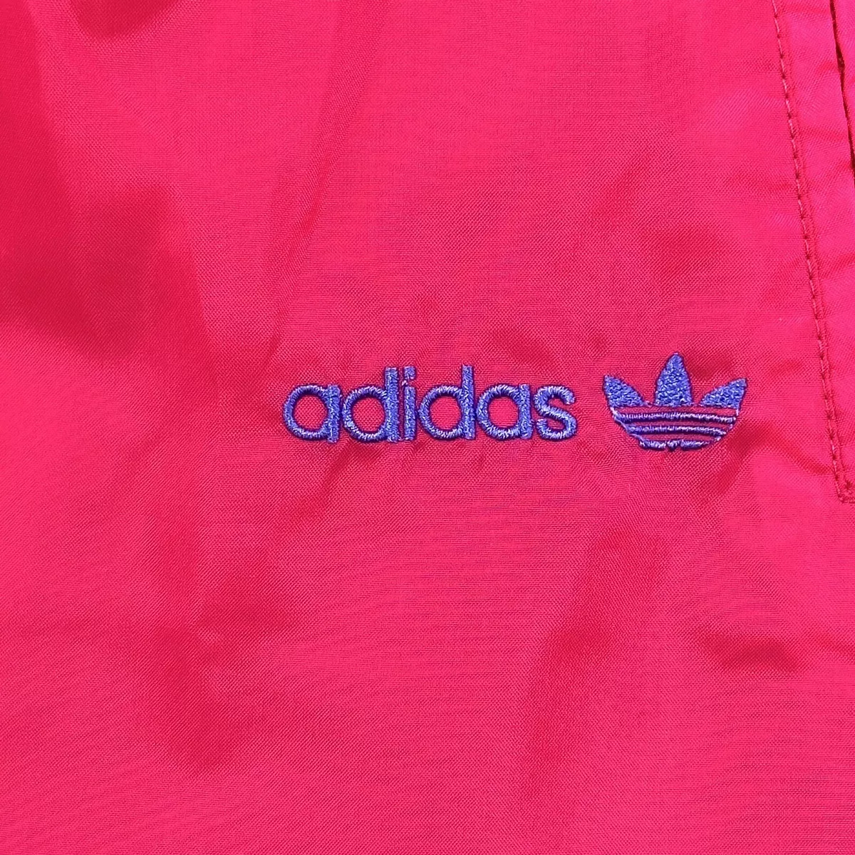 Vintage Adidas Track Wind Pants Womens Medium 3 Stripes Pink Zip Ankles  Trefoil