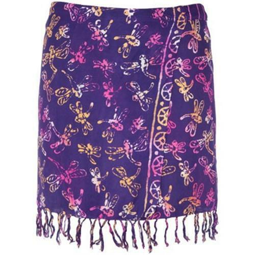 ¡Sarong corto con flecos de rayón mariposa! - Imagen 1 de 1