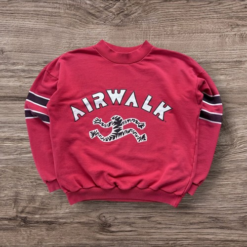 Vintage 90s “Airwalk” Sweatshirt Running Man Big Logo Skater USA