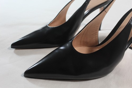 GIANVITO ROSSI - $950 BLACK "ROBBIE SLING" PUMPS (CURRENT - AT FULL PRICE!!) 40 - Picture 10 of 14