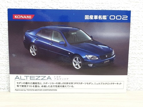 1/59 Konami J Owner's Collection TOYOTA ALTEZZA Lexus IS200 IS300 BLUE car model - Picture 5 of 5