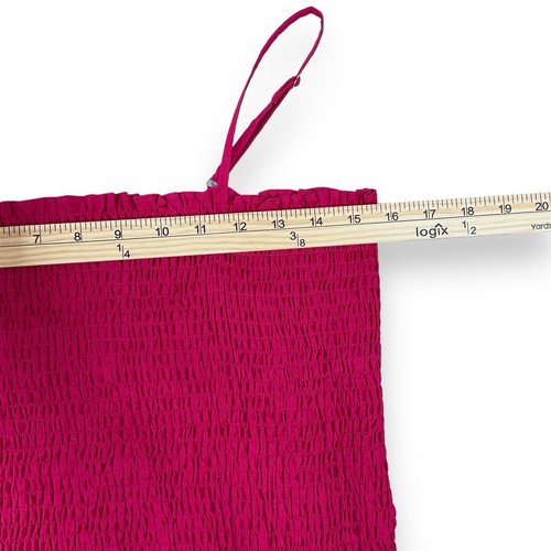 Top Maeve Mujer Grande Rosa Fucsia Correas Ajustables Verano Mezcla de Lino - Imagen 10 de 13