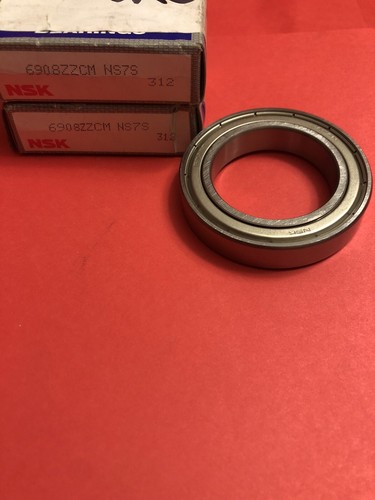 NSK 6908ZZCM NS7S Super Precision Bearing Shielded Set of 2 - Picture 1 of 3