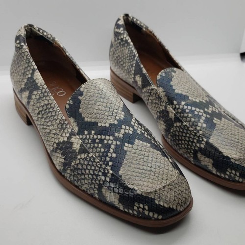 Zapatos planos de mujer Franco Sarto punta redonda estampado de serpiente talla 5,5 - Imagen 3 de 7