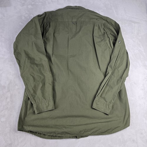 Columbia Long Sleeve Button Up Vented Green Mens XLT - Picture 2 of 8