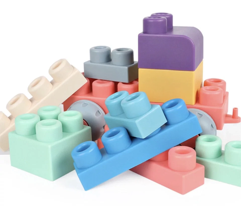silicon construction blocks 50pcs - Image 3 of 4