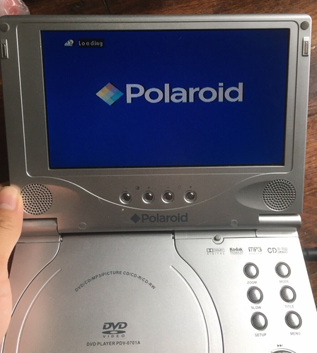 Vintage Polaroid PDV-0700 Portable DVD Player 7" Tested - Picture 4 of 19