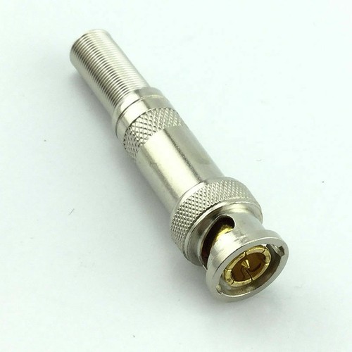 2/5/10Pcs BNC Male Connector Plug RG59 Coaxial Cable CCTV Copper Solder Adapter - Picture 7 of 7