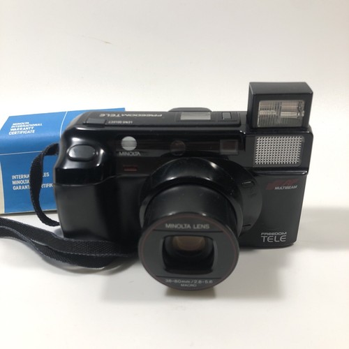 Minolta Freedom Tele AF Multibeam 35mm Camera w 38-80mm 2.8-5.6 Tested Working - Picture 2 of 7