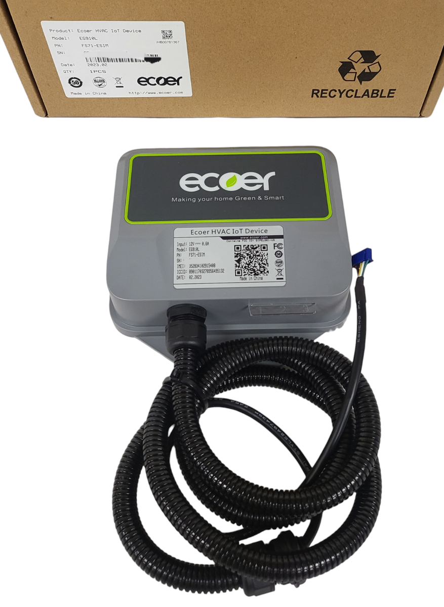 Esi Ecoer Heat Pump NEW ECOER EG910L Home Heating Cooling HVAC IoT