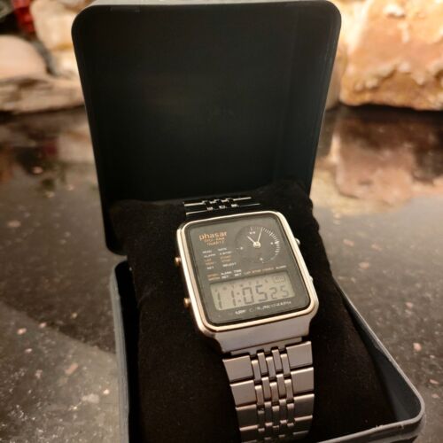 1970s Vintage Very Rare Seiko Pulsar Digi-Ana Alarm Chronograph Digital Analog - Picture 6 of 21