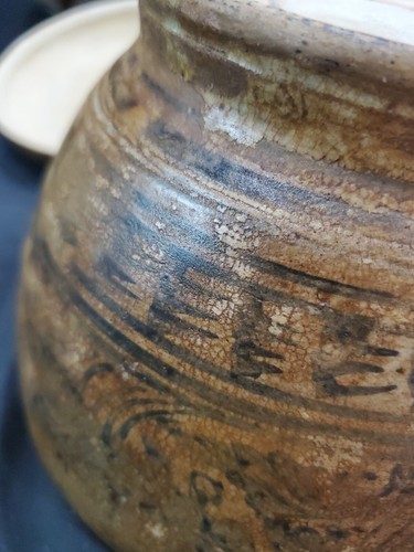 Antica ceramica 15°, scatola ceramica Sawankhalok, Swankalok Asia meridionale - Foto 12 di 16