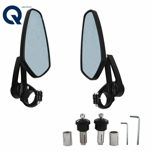 For Yamaha FZ09 MT09 FZ07 CNC Black Mirrors Bar Ends eBay
