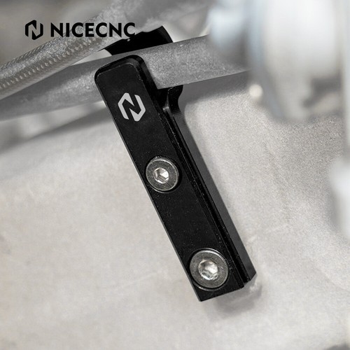 For YAMAHA RAPTOR 700 Brake Line Cable Clamp Bracket With Bolt 2006-2023 Black - Picture 1 of 8